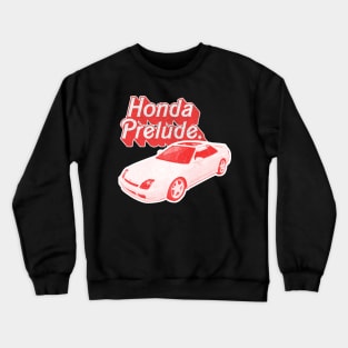 Honda Prelude (Red) /// Original Retro Design Crewneck Sweatshirt